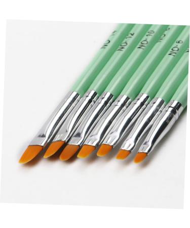 minkissy 1 Set Nail Art Gel Nail Applicator Nail Art Liner Nail Art Tools Nail Dotting Pen Nail Embellishments Manicure Nail Gel Nail Decoration Wooden Painted Accessories 13.8x1cm Green - Buy Online on GoSupps.com