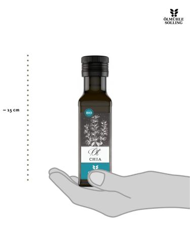  lm hle Solling Organic Chia Oil Virgin (6 x 100 ml) - Premium Cold-Pressed Nutrient-Rich Superfood for Cooking & Wellness - Buy Online on GoSupps.com