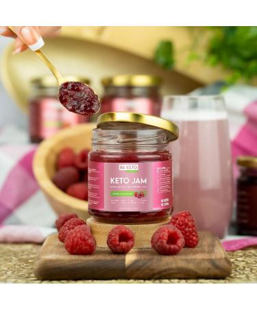 BeKeto Keto Jam - Super Raspberry 200g Low Carb Keto Jam Vegan Gluten Free Natural & Completely Sugar Free. - Buy Online on GoSupps.com