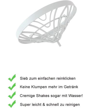 Amityunion Protein Shaker 800 ml - Leak-Proof BPA-Free with Sieve & Scale - Ideal for Creamy Whey Protein Shakes | Gym Fitness Cup - Buy Online on GoSupps.com