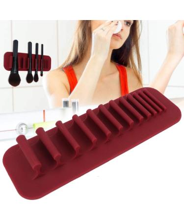 Buy Generic WQU7 Makeup Brush Drying Rack - Red Acrylic | International Shipping Available - Buy Online on GoSupps.com