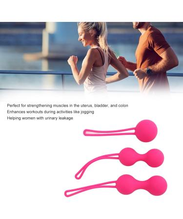 3 Pcs Kegel Training Balls Silicone Kegel Balls Female Pelvic Floor Muscle Trainer Muscle Contraction Trainer for Postpartum Repair Bladder Control Muscle Tightening - Buy Online on GoSupps.com