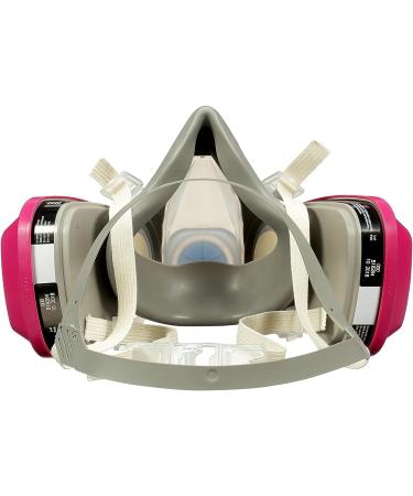 3M Household Multi-Purpose Respirator Includes: 1 Facepiece and 1-Pair Organic Vapor Respirator Cartridges with P100 Particulate Filter - Buy Online on GoSupps.com