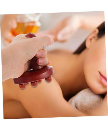 1pc Particle Massager Leg Stick - Abdominal & Body Acupoint Massage Tool | Relaxing Rounded Corners Roller Stick | Portable Fitness & Wellness Aid - Buy Online on GoSupps.com