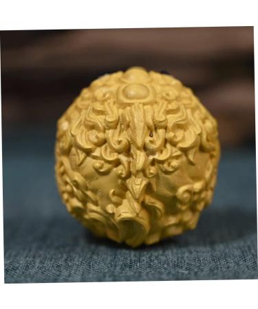 Magiclulu 3ST - Ornamental Wooden Fitness Ball | Handball & Massage Tool for Gymnastics Hand Exercises & Relaxation - Buy Online on GoSupps.com