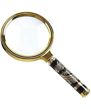 Portable Magnifier 10X 60mm Portable Handheld Magnifier for Newspaper Book Reading ES for Reading Full of Stars