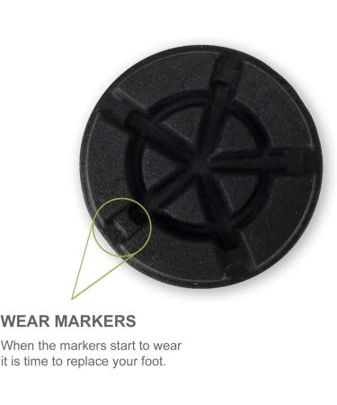 Flexyfoot Shock Absorbing Crutch Ferrule - Grey 25mm - Pack of 1 | Improved Grip, Safety, and Comfort | Choice of Sizes and Colors - Buy Online on GoSupps.com