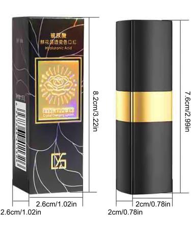  LINGJIONG Jelly lipstick with a flower inside Magic lipstick with color pH temperature color Lingjiong moisturizing nourishing tinted lip balm - Buy Online on GoSupps.com