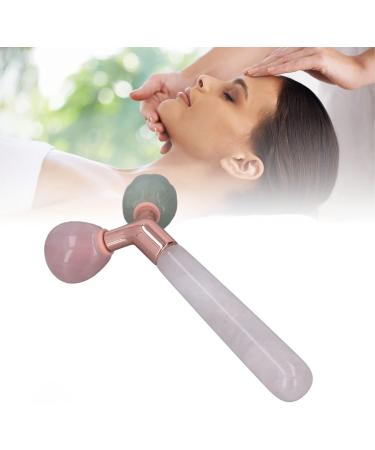 Jade Face Massager Roller | Skin Tightening & Puffiness Reduction | Handcrafted Facial Lifting Tool for Women - Shop Internationally - Buy Online on GoSupps.com