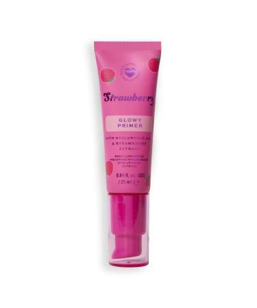 I Heart Revolution Strawberry Glow Primer Base clat Scintillant l Acide Hyaluronique Vegan & Cruelty-Free 25ml