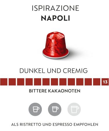 NESPRESSO ORIGINAL Ispirazione Napoli dark roast 30 coffee capsules Original 57 g 30er Pack - Buy Online on GoSupps.com