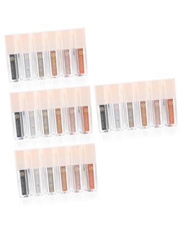 POPETPOP Make Up Accessories 24 Pcs Eye Shadow Set Eyeshadow Makeup Accessories Liquid Eye Shadow Cosmetic Miss Colorful
