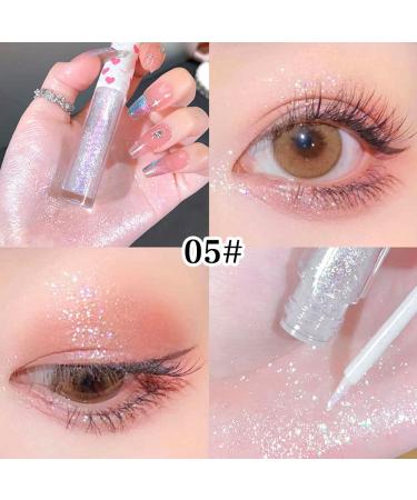 3 Pcs Liquid Glitter Eyeshadow & Eyeliner Set - White Pink Gold | Long Lasting, Quick Drying, Vegan & Cruelty-Free - Buy Online on GoSupps.com