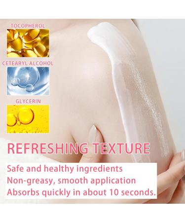 GECOMO Organic Moisturizing Body Cream | Deep Nourishment with Shea Butter & Vitamin C | All Skin Types - 80ml Fresh Fruity & Floral - Buy Online on GoSupps.com