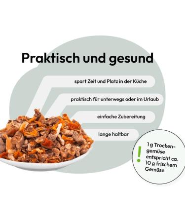 GRAU - the original - Dried vegetables for BARFing for dogs - Vegetable Mix No. 1 (1 x 150 g) - Buy Online on GoSupps.com
