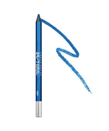 URBAN DECAY 24/7 Glide-On Waterproof Eyeliner Pencil - Smudge-Proof - 16HR Wear - Long-Lasting  Ultra-Creamy & Blendable Formula - Sharpenable Tip Roxy (metallic blue)