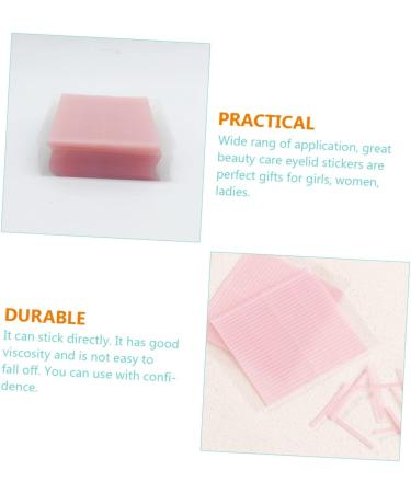Didiseaon Adhesive Stickers 12 Sheets Double Eyelid Beauty Stickers Woman Lift Cosmetic Eye Shaping Makeup Supplies 2.8x0.2cmx2pcs Pinkx2pcs - Buy Online on GoSupps.com