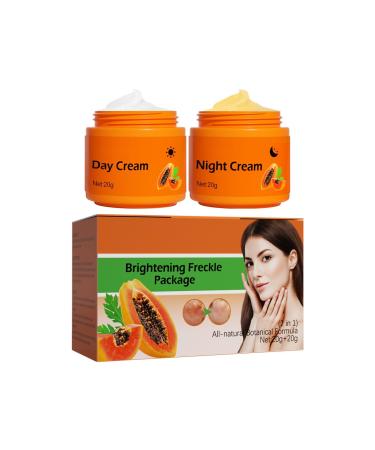 Papaya freckles care face sprouts and dark skin sprout brightly and moistened the skin or later 20 g x 2 men's face (orange unit size) 1 piece (1 -pack) orange