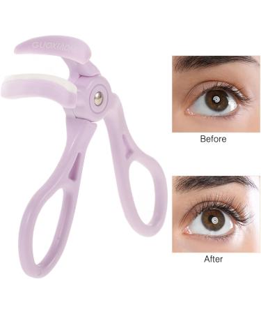 NOLITOY Eyelash Curler for Effortless Curling | No Pinching 24-Hour Hold | Best Makeup Tool for Women & Girls (Purple - Buy Online on GoSupps.com