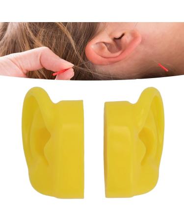 Silicone Ear Model 1 Pair Silicone Ear Human Ear Model Soft Tough Bubble Free Yellow Waterproof Ear Displays Mould Soft Silicone Simulation Human Ear Model Ear Display Teaching Aid Model - Buy Online on GoSupps.com