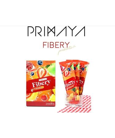 Teelek Primaya Fibery Detox - 1 Box (5 Sachets) - Pink - 3.17 Ounce | International Shipping Available - Buy Online on GoSupps.com