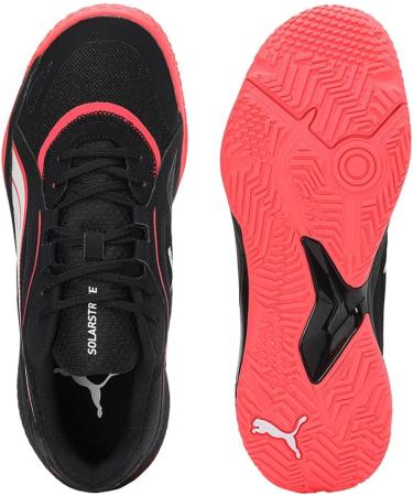 Buy PUMA Unisex Solarstrike II Indoor Trainers 40.5 EU - Puma Black Fire Orchid & White | International Shipping Available - Buy Online on GoSupps.com