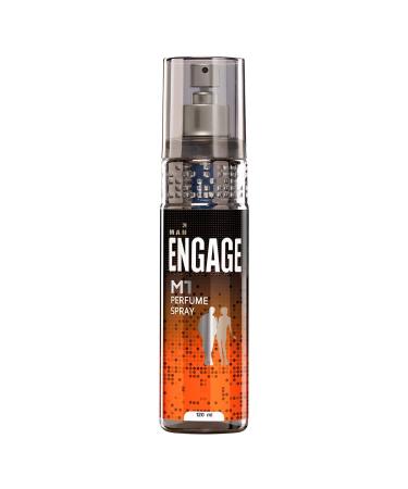 Enga'ge M1 Perfume Spray For Men Citrus and Woody Skin Friendly 120ml.