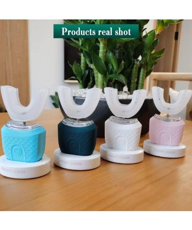 ZWPARTS Ultrasonic Toothbrush Electric Toothbrush 360 Automatic Ultrasonic Toothbrush Cold Teeth Whitening Instrument Toothbrush IPX7 Waterproof (White) - Buy Online on GoSupps.com