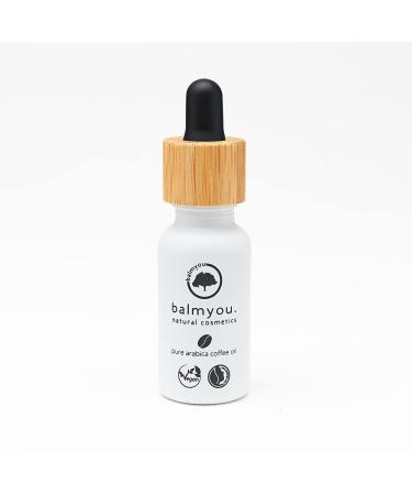 balmyou pure unrefined Arabica coffee oil in a glass bottle 20 ml - Buy Online on GoSupps.com