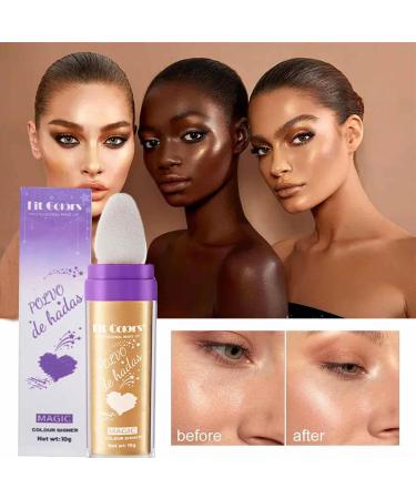 Body Shimmer Highlighter Makeup - Eye Shadow Stick Makeup Highlighter Type Body Shimmer Highlighter Portable Loose Powder Makeup for Hair Face Body 04# - Buy Online on GoSupps.com