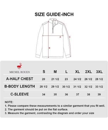 Men's Slim Fit Quarter Zip Golf Pullover - Performance Wicking Raglan Long Sleeve Sweatshirt | Dark Grey/Light Grey/Orange - Large - Buy Online on GoSupps.com