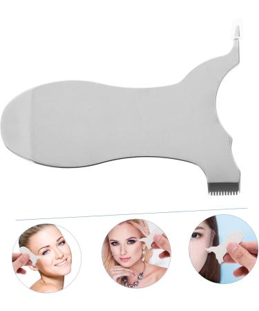 Angoily Cosmetic Bottle Labels Stainless Steel Alphabet Eyelash Brush Assistant Curling Eyelash Comb (Silver T) Tools Supplies Letter Silver Hair Beads - Buy Online on GoSupps.com