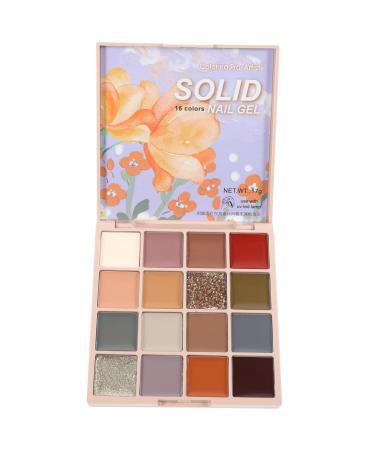 Beatifufu 1 Box Nail Art Solid Glue Nail Polish Nail Art Polish Gel for Nails Nail Art Salon Goods Nail Art Gel Manicure Supplies Nail Salon Supplies Manicure Art Gel Nail Art Glue Plastic