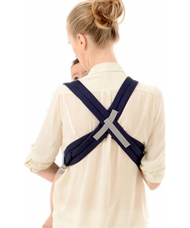 Xiuyer 3-in-1 Newborn Baby Carrier | Adjustable Front & Back Soft Hug Strap | Navy Blue Sling Carrier for Infants and Toddlers - Buy Online on GoSupps.com