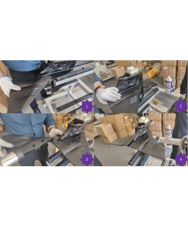 Dorsal-Fin Style Hydrofoil Stabilizer for Outboard Motors 5-150hp | UV-Resistant Black Plastic with SS316 Bolts - Buy Online on GoSupps.com