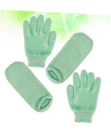 Moufles Exfoliants Hydratants En Gel Naturel 2 Paires Taille Unique Soin Spa Mains Et Pieds Hydratation Intense Usage Domicile - Buy Online on GoSupps.com
