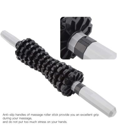 Manual Massage Tab for Deep Muscle Relaxation - Black Muscle Roller for Yoga & Fitness | Relieve Sore Muscles - Buy Online on GoSupps.com