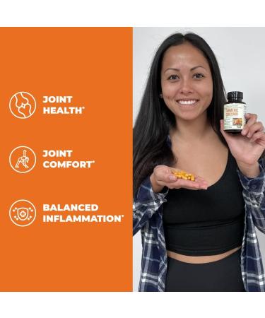 Turmeric Curcumin & Black Pepper Extract Capsules - Vegan Joint Support & Immune Booster - Buy Online on GoSupps.com