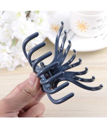 Beaupretty Dark Blue Hair Clips | Acrylic Banana Barrettes & Claw Clips for Women | Japanese & Korean Style Hair Accessories - Buy Online on GoSupps.com