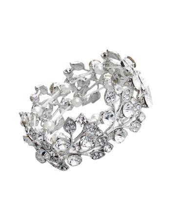 Healvian bird crystal bracelet pearl bracelet Strass bracelet tennis bracelet Strass-bracelet arm loop pearl bracelet crystal hand jewelry crystal bracelet diamond accessories bride