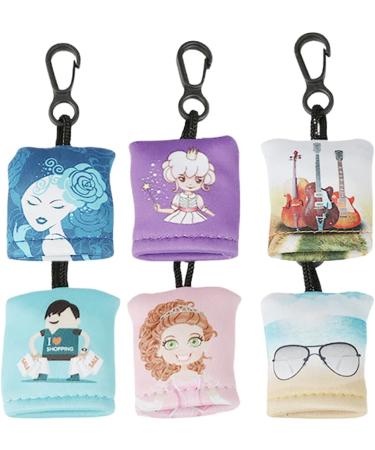 Healvian 6pcs Glasses Cleaning Cloth Keychain | Portable Screen Lens Cleaner Wipes for Eyeglasses Camera Lenses & Cell Phones Perfect Travel Accessory - Buy Online on GoSupps.com