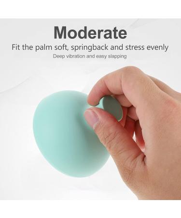 Healifty 2Pcs Silicone Palm Chest Percussion Cups for Physical Therapy - Light Green - Buy Online on GoSupps.com