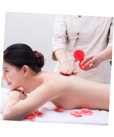Buy Tovinanna Yoga Massage Ball - Portable Foot Massager & Fitness Device | Red Double Ball | International Shipping - Buy Online on GoSupps.com