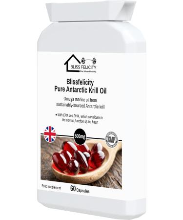  Blissfelicity Pure Antarctic Krill Oil - Buy Online on GoSupps.com