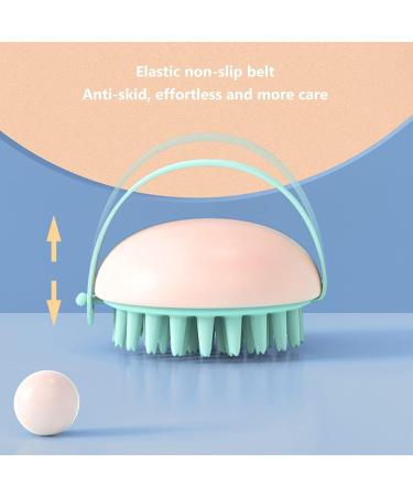 Buy Silicone Head Massager & Shower Hair Brush Blue & Yellow | Best Shampoo Brush for Spa & Clean Hair Care - Buy Online on GoSupps.com