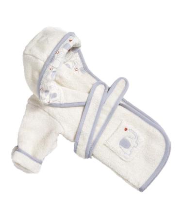 KATIES PLAYPEN / BABY BEST BUYS Natures Purest My 1st Friend Bathrobe 0-6 months cream