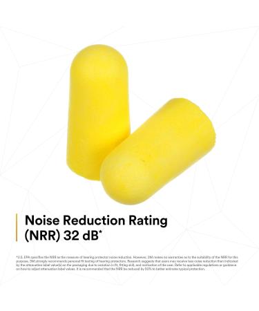3M E-A-R TaperFit 2 Earplugs - Uncorded Yellow Foam 200 Pairs | Best Noise Reduction for Travel & Work - Buy Online on GoSupps.com