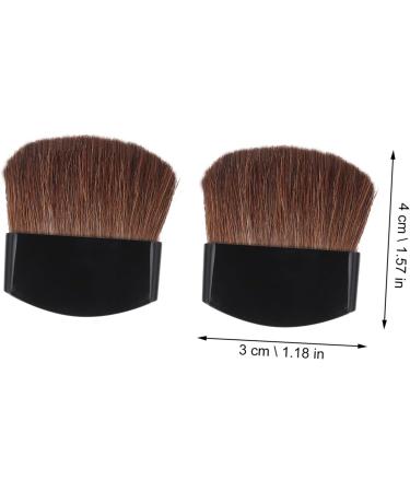 KALLORY 8pcs Painting Brush Drawing Art Supplies Stain Sponge Brush Eyeshadow Sponge Applicator Wood Black 4X3cm - Buy Online on GoSupps.com