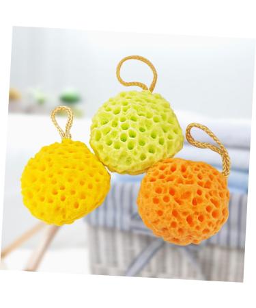 Beavorty Honeycomb Bath Sponge Set - 3pcs Shower Ball for Luxurious Bubbles | International Shipping Available - Buy Online on GoSupps.com