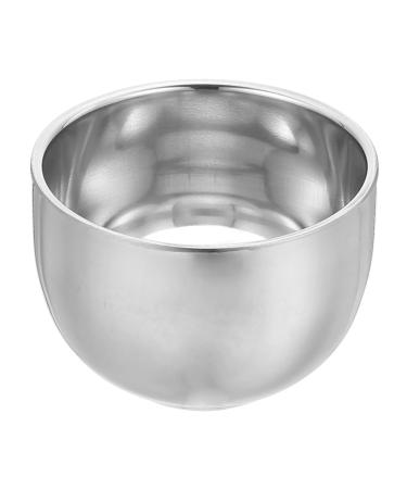 PopetPop foam foam for shaving foam soap shell for shaving foam hairdresser shaving cup cream bowl men shaving cup of rustproof steel hair remover man double -walled stainless steel